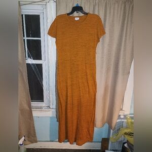 LulaRoe maxi dress, small, orange